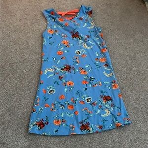 floral dress with tie back!